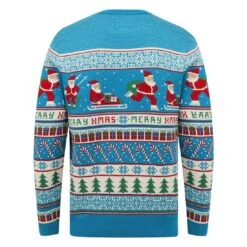 Mens Novelty Blue Christmas Jumper Santa Trees Presents Candy -XS-Stock 1A14230 1600 2 opt 17530.1601043630.1100.1100