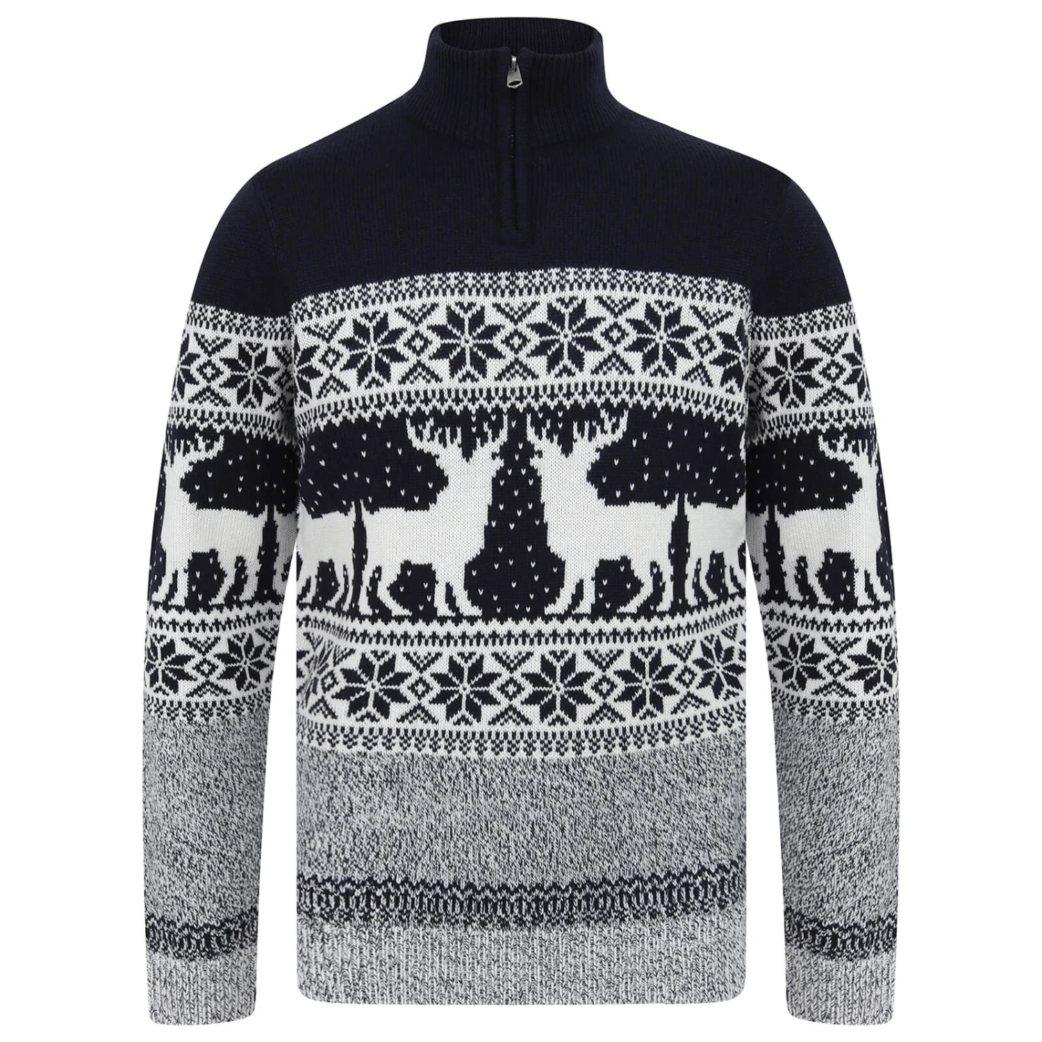 Mens Traditional Reindeer Christmas Jumper 1 Mens Traditional Reindeer Christmas Jumper