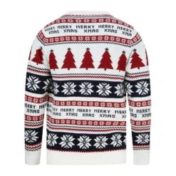Mens Fair Isle Style Merry Xmas Christmas Jumper -XS-Stock 1A189621F 2.opt