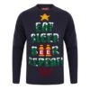 Mens Novelty Christmas Jumper Xmas Eat Sleep Beer Repeat