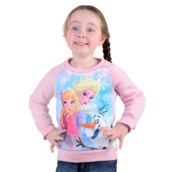 Girls Disney Frozen /Minions Despicable Me Christmas Jumper -XS-Stock 25725 source 1493799552
