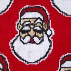 Kids Novelty Small Santa Heads Christmas Jumper -XS-Stock 2A189861A 3.opt