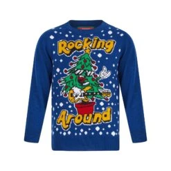 Kids Rocking Around The Christmas Tree Jumper -XS-Stock 2A189881F 1.opt