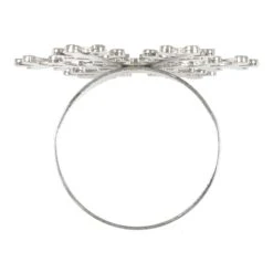 Set Of 4 Christmas Napkin Rings Silver Metal Table Decoration -XS-Stock 2e9943a2 1392 4882 b98e 185021f77e50