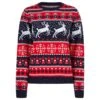 Womens Traditional Reindeer Christmas Jumper