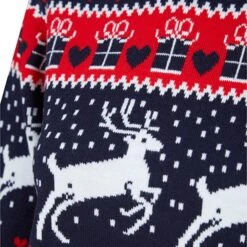 Womens Traditional Reindeer Christmas Jumper -XS-Stock 3A190161A 3.opt