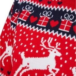 Womens Traditional Reindeer Christmas Jumper -XS-Stock 3A190161F 3.opt