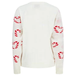 Womens Candy Cane Love Christmas Jumper -XS-Stock 3A190211F 2.opt