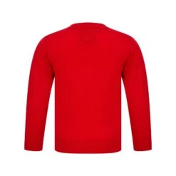 Kids Waving Reindeer Pom Pom Nose Christmas Jumper -XS-Stock 4A190271F 2.opt