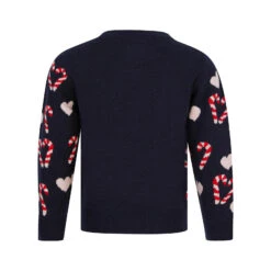 Kids Love Candy Christmas Candy Cane Jumper -XS-Stock 4A190291F 2.opt