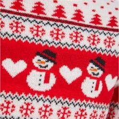 Kids Snowman Traditional Pattern Christmas Jumper -XS-Stock 4A190331A 3.opt