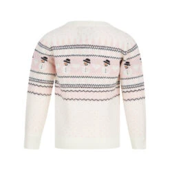 Kids Snowman Traditional Pattern Christmas Jumper -XS-Stock 4A190331F 2.opt