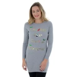 Womens Novelty Calories Don't Count At Christmas Tunic Jumper -XS-Stock 9d69226b 11bc 4f7a b82a 3ba9f1f24f31