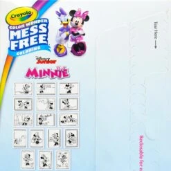 Crayola Mess Free Minnie Mouse Colouring Set Travel Size -XS-Stock D22831 3 opt