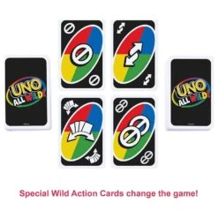MATTEL Uno All Wild Game In Display Storage Tin Family Fun Age 7+ -XS-Stock D23348 5 opt