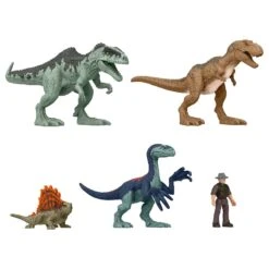 Jurassic World Minis Pack Of 5 Dinosaur Theme Action Figures -XS-Stock D23477 A 2 opt