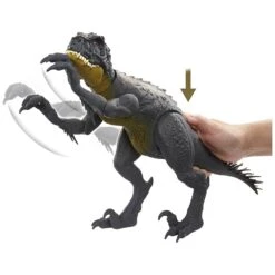 Jurassic World Slash 'N Battle Scorpios Rex Interactive Dinosaur 7 Jurassic World Slash 'N Battle Scorpios Rex Interactive Dinosaur -XS-Stock D2HBT41 4 opt