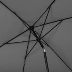 3m X 2m Rectangle Parasol Crank Tilt Garden Patio Umbrella 14 3m X 2m Rectangle Parasol Crank Tilt Garden Patio Umbrella -XS-Stock DarkGrey2
