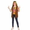 Cool Hippie Set Girls Fancy Dress Costume Peace Halloween