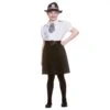 Girls Police Officer Costume WPC Hat Tie Uniform Fancy Dress
