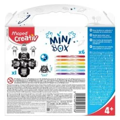 Helix Build & Colour Mini Velvet Money Box Maped Creativ 7cm Age 4+ -XS-Stock EXO907013 4 opt