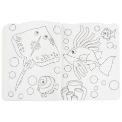 Pack Of 10 Ocean Creatures Colouring Book 100 Stickers 72 Pages -XS-Stock FERN7758094 10 1600 3