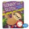 Pack Of 20 Animal Colouring Book Sloth Koala Fun 100 Stickers