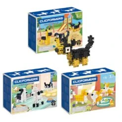 Clicformers Friends Set Dogs Building Blocks Creative 70+ Pcs