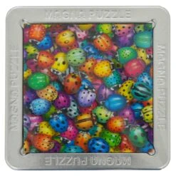 3D Picture Magna Puzzle Square Magnetic Tiles 16 Piece Tin 15cm -XS-Stock GBC21034 opt