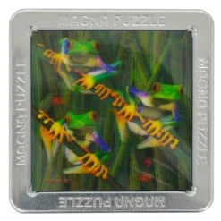 3D Picture Magna Puzzle Square Magnetic Tiles 16 Piece Tin 15cm -XS-Stock GBC21225 opt