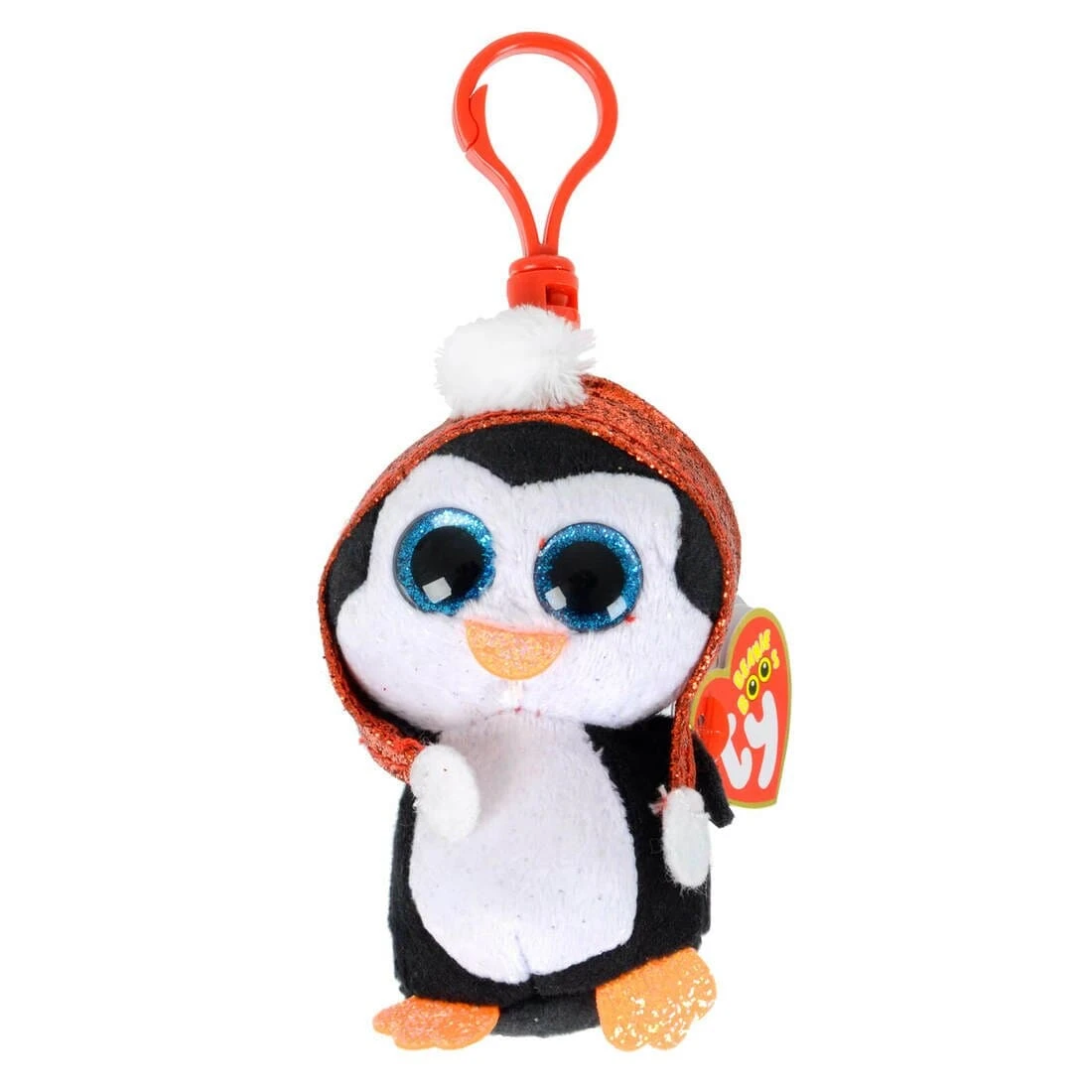 Ty Beanie Boos Clip Plush Christmas Edition Glitter Eyes 10cm 3 Ty Beanie Boos Clip Plush Christmas Edition Glitter Eyes 10cm - Image 3