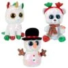 Ty Flippables Christmas Figures Sequins Glitter Eyes 25cm