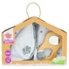 Eichhorn Baby Pure Grasping Toy With Cuddle Blanket Mirror