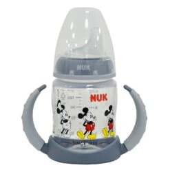NUK Learner Bottle 150ml Spillproof Silicone Spout 2 Handles -XS-Stock GRA10743005 6193 2 opt