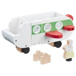 Peppa Pig Wooden Aeroplane Miss Rabbit Figure Suitcases -XS-Stock GRA20 00112 6318 3 opt