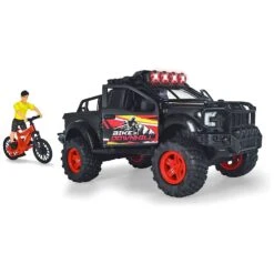 Dickie Toys Downhill Racing Set Ford Raptor Lights Sounds Bike -XS-Stock GRA203834006 6474 6 opt