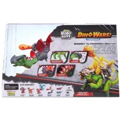 Robo Alive Dino Wars Stegosaurus Light Up Moving Roars 30cm -XS-Stock GRA38422 6460 6 opt