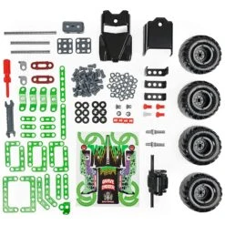 Meccano Junior Grave Digger Monster Truck Building Set 127 Pieces -XS-Stock GRA6060171 6386 3 opt