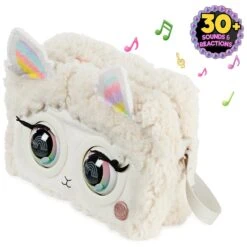 Purse Pets Fluffy Fashion Interactive Handbag 30+ Sounds 20cm -XS-Stock GRA6062238 6453 B 4 opt