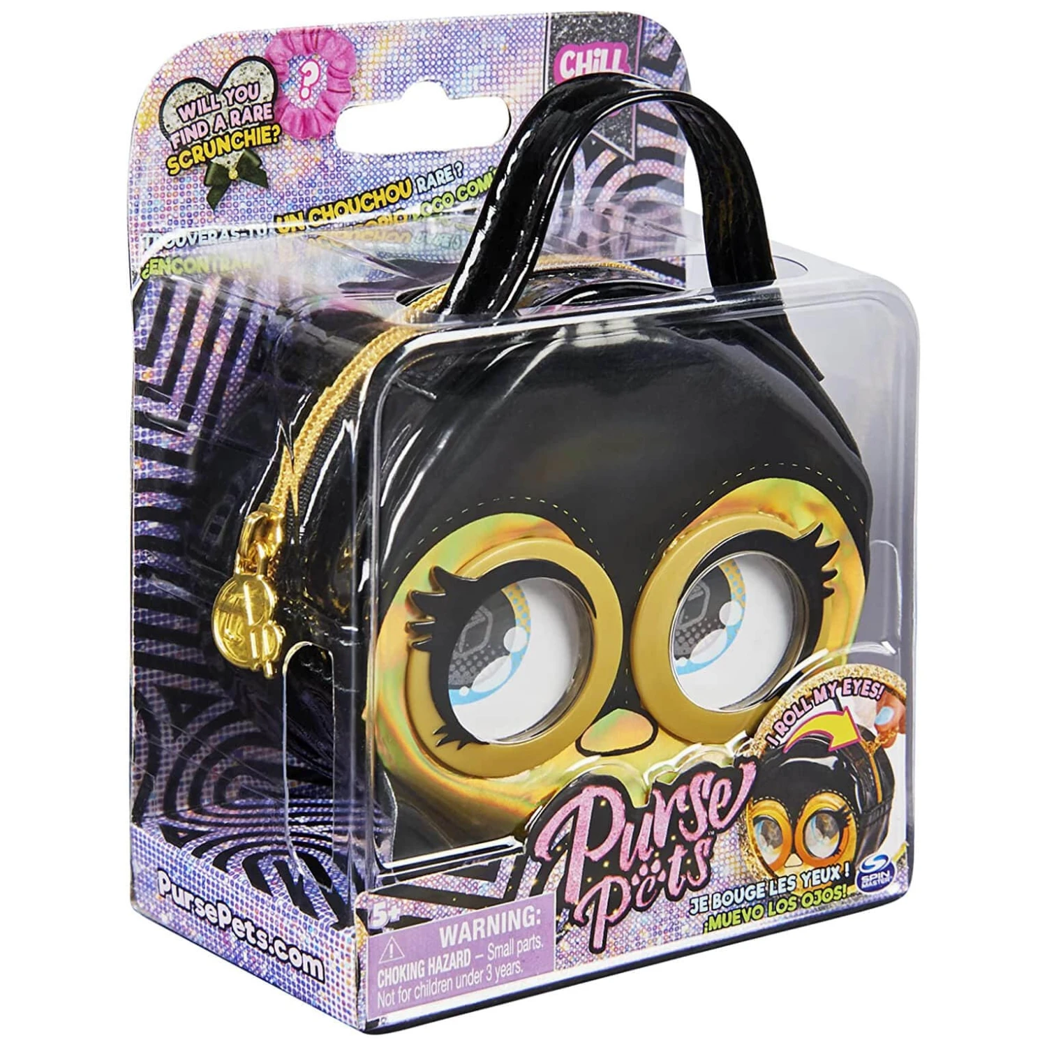 Purse Pets Micros Mini Handbag Rolling Eyes Zip Closing 9cm 9 Purse Pets Micros Mini Handbag Rolling Eyes Zip Closing 9cm - Image 9