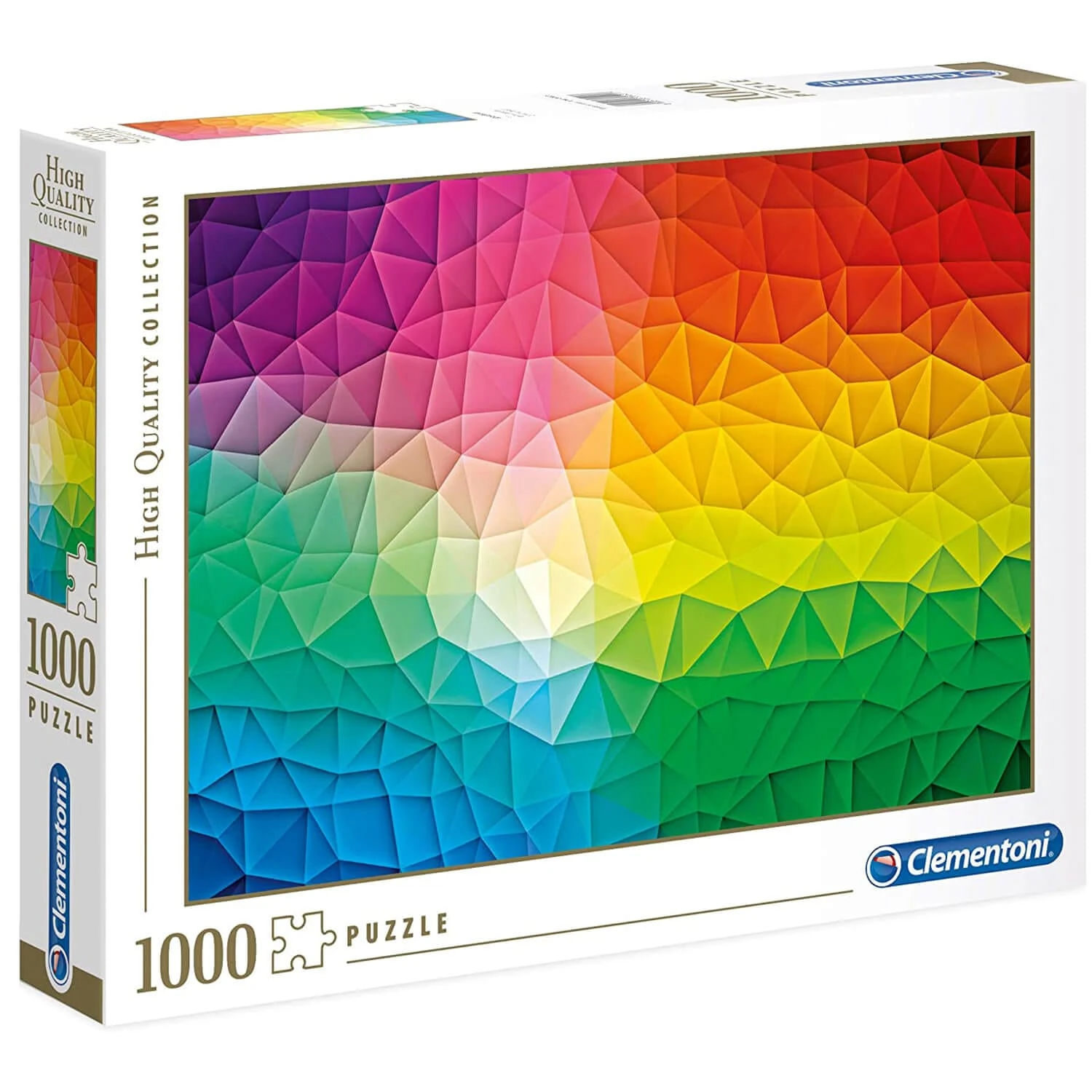 Clementoni High Quality Jigsaw Puzzle Geometric Gradient 1000 Pieces 1 Clementoni High Quality Jigsaw Puzzle Geometric Gradient 1000 Pieces