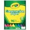 Crayola Construction Paper 8 Colours 96 Sheets 22 X 30cm