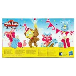Play-Doh Confetti Compound Collection 6 Pots 2 Cutter Shapes -XS-Stock GRAB3423 6424 EU61 4 opt