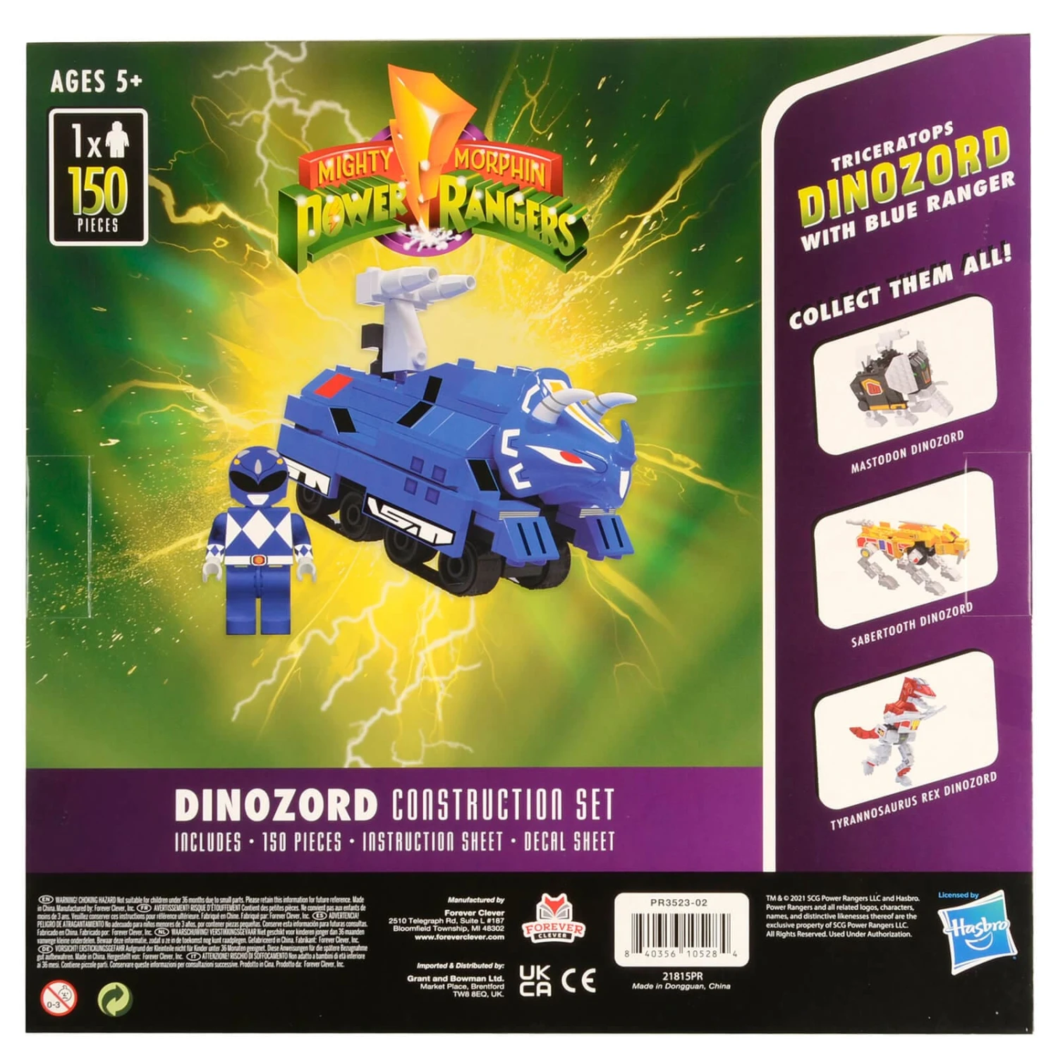 Power Rangers Dinozord Construction Set With Figure 150+ Pieces 8 Power Rangers Dinozord Construction Set With Figure 150+ Pieces - Image 8