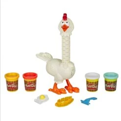 Play-Doh Animal Crew Cluck-a-Dee Feather Fun Chicken 4 Tubs 6 Play-Doh Animal Crew Cluck-a-Dee Feather Fun Chicken 4 Tubs -XS-Stock GRAE6647 6434 5L00 3 opt