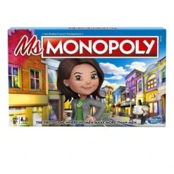 Hasbro Ms Monopoly Family Board Game Property Trading Fun