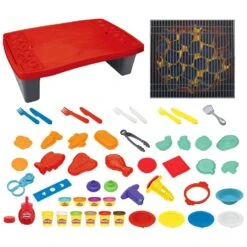 Play-Doh Kitchen Creations Big Grillin Playset 40 Piece BBQ Toy -XS-Stock GRAE8742 6398 EL00 4 opt