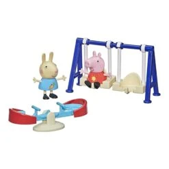 Peppa Pig Outside Fun Playground Playset Swings Seesaw 2 Figures -XS-Stock GRAF2217 6356 5X01 4 opt