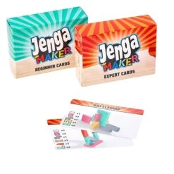 Hasbro Jenga Maker Family Game Build Race 28 Wooden Blocks Age 8+ -XS-Stock GRAF4528 6358 1020 5 opt