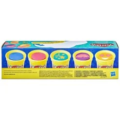 Play-Doh Colour Me Happy Compound 5 Tubs Emojis Dough -XS-Stock GRAF4715 6344 5L10 2 opt